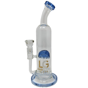 12" Loud Cloud Glass Tree Perc Water Pipe Rig - [10256]